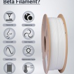 Beta ABS+ Filament White