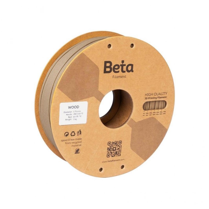 Beta PLA+ Filament Dark Wood