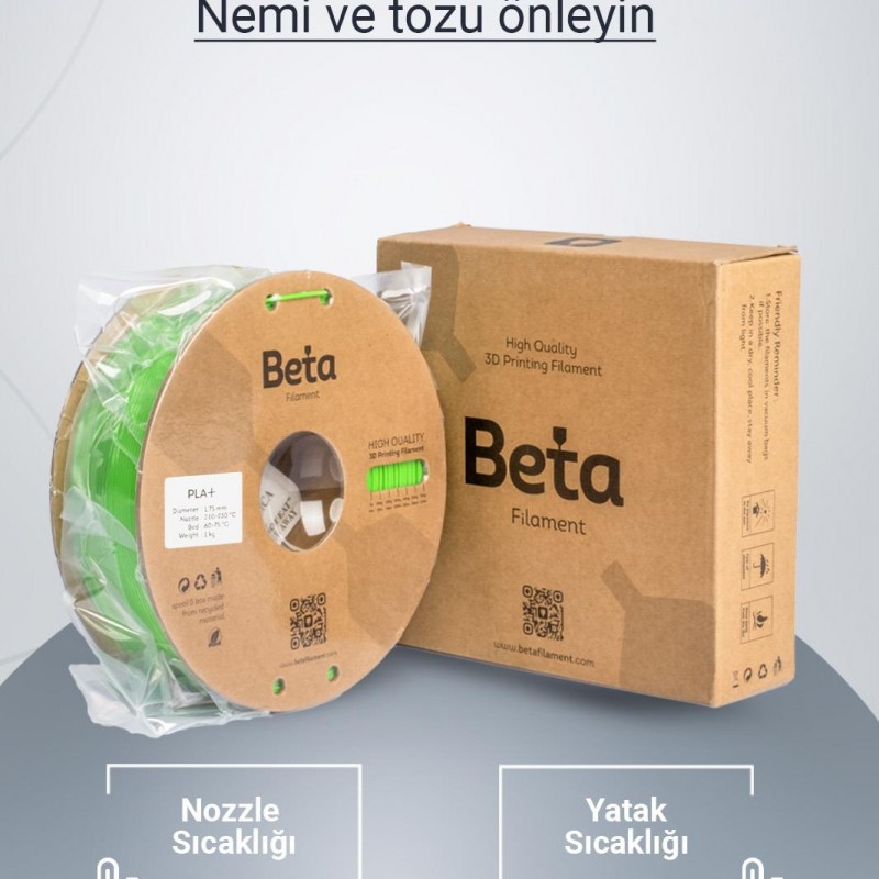 Beta PLA+ Filament Neon Green