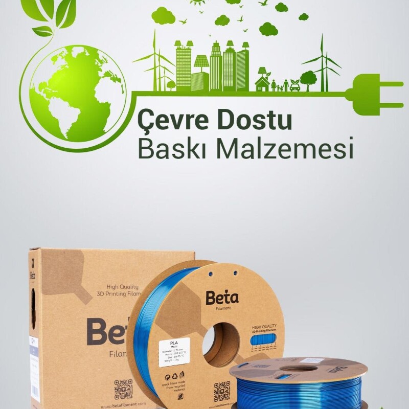 Beta PLA-Magic Silk Black-Blue