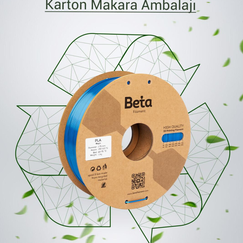 Beta PLA-Magic Silk Black-Blue