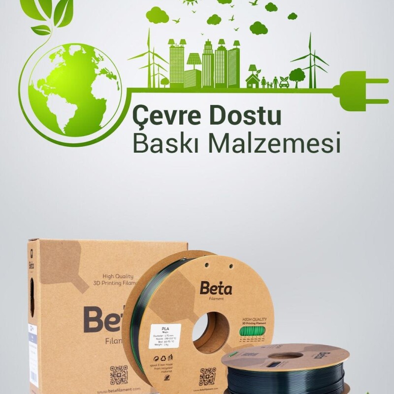 Beta PLA-Magic Silk Black-Green