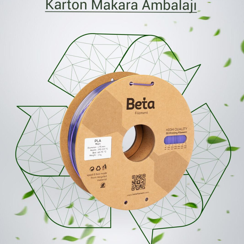 Beta PLA-Magic Silk Black-Purple