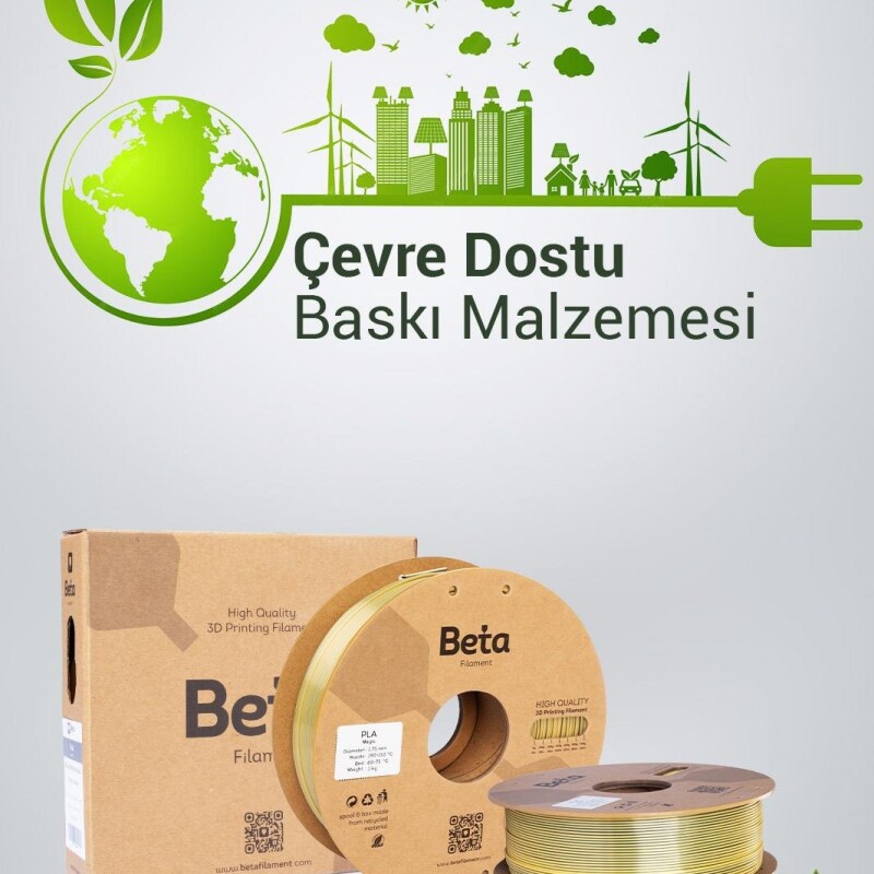 Beta PLA-Magic Silk Black-Yellow