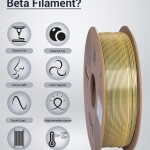 Beta PLA-Magic Silk Black-Yellow