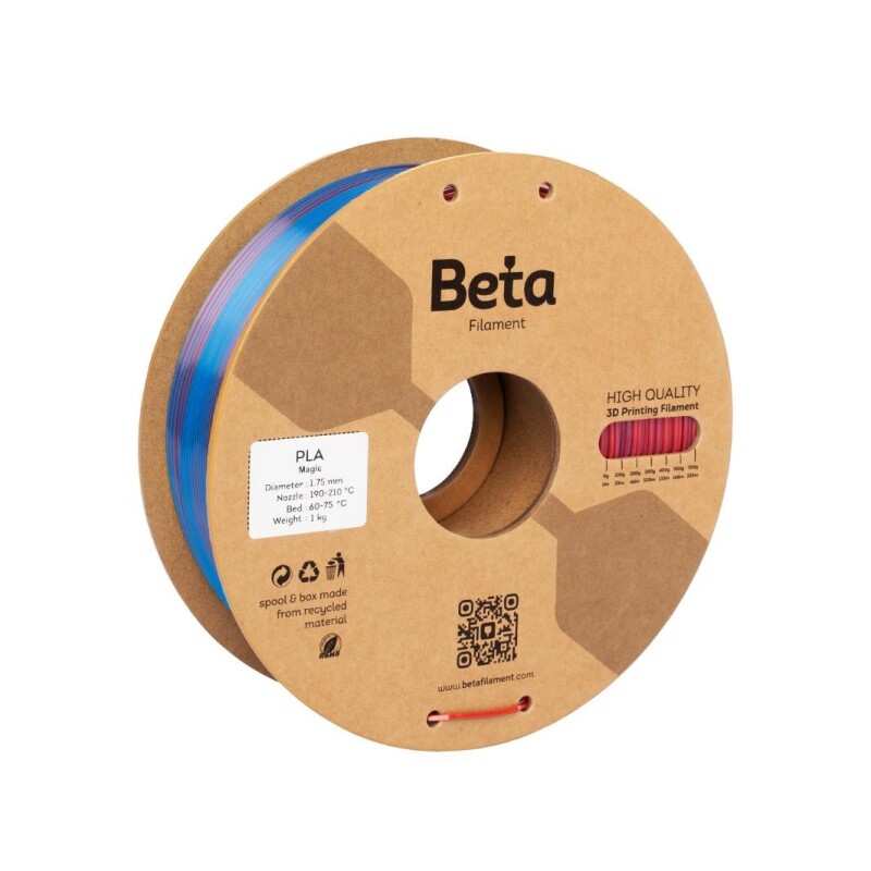Beta PLA-Magic Silk Blue-Red