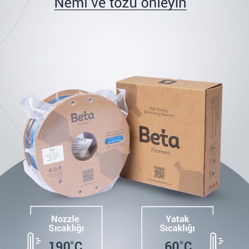 Beta PLA-Magic Silk Filament Blue Orange