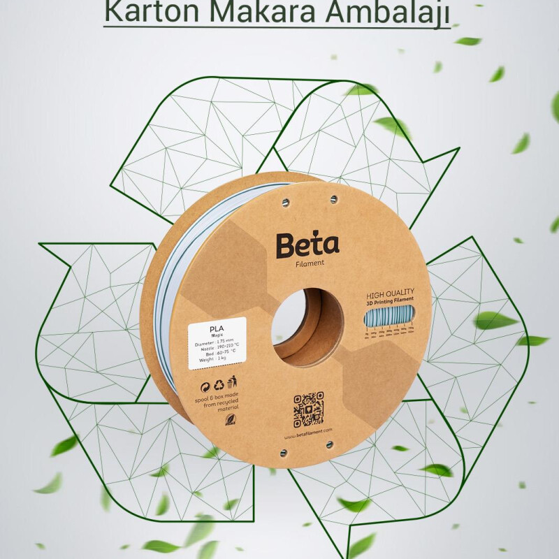 Beta PLA-Magic Silk Green-White