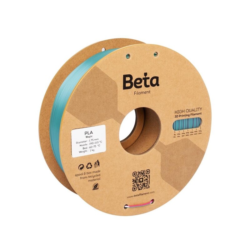 Beta PLA-Magic Silk Rose Red-Jade