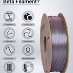 Beta PLA-Magic Silk Rose Red-Green