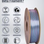 Beta PLA-Magic Silk Rose Red-Jade