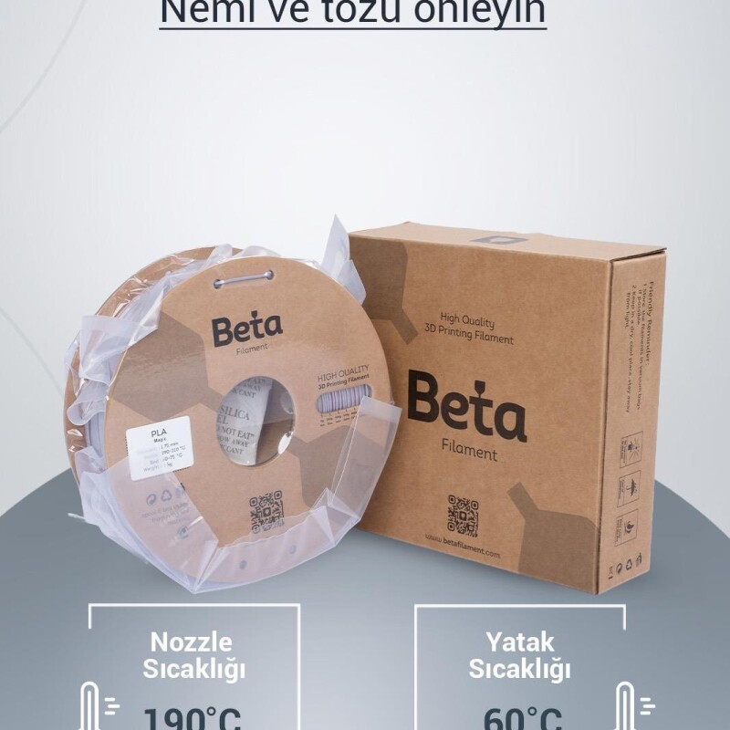 Beta PLA-Magic Silk Rose Red-Silver