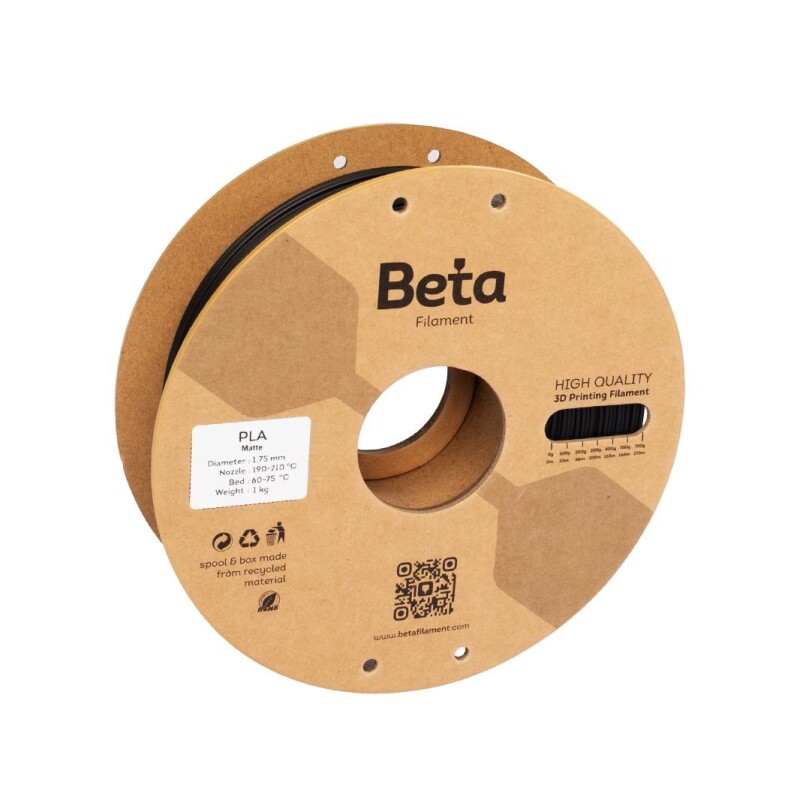 Beta PLA-Matte Filament Black