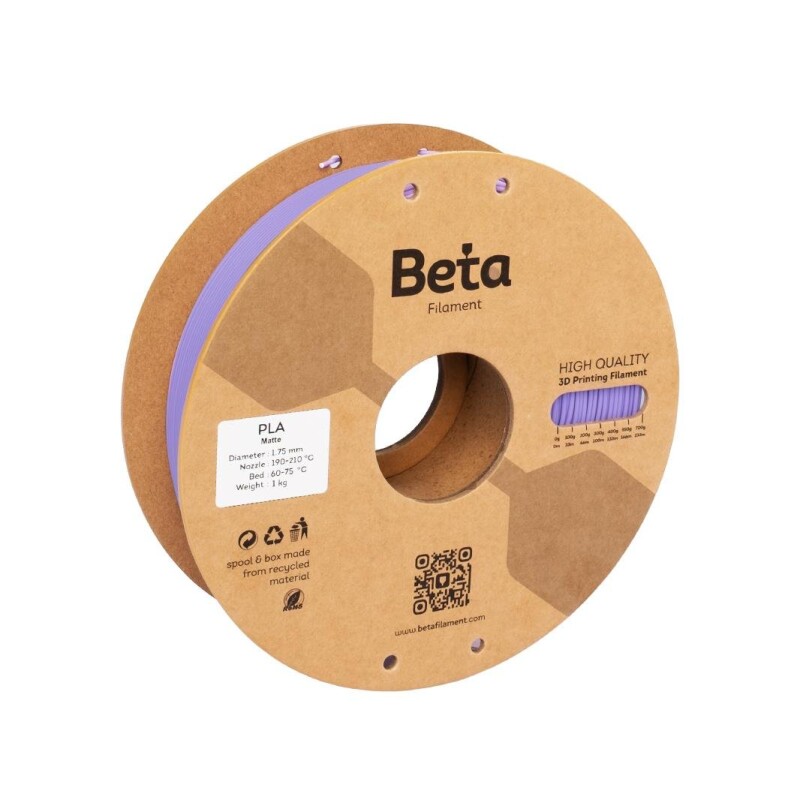 Beta PLA-Matte Filament Purple