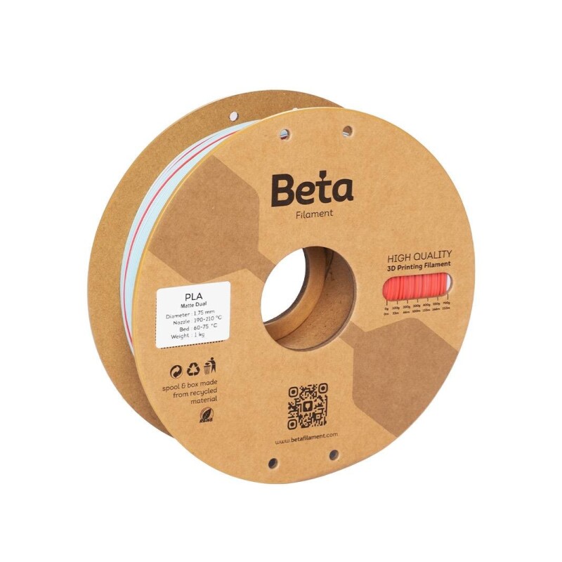 Beta PLA Matte Magic Blue-Red