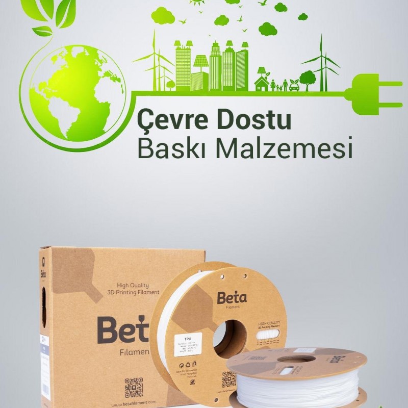 Beta TPU 95A Filament White