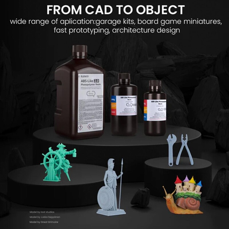 ELEGOO ABS Like Fotopolimer Reçine White (Beyaz) - 0.5 Kg