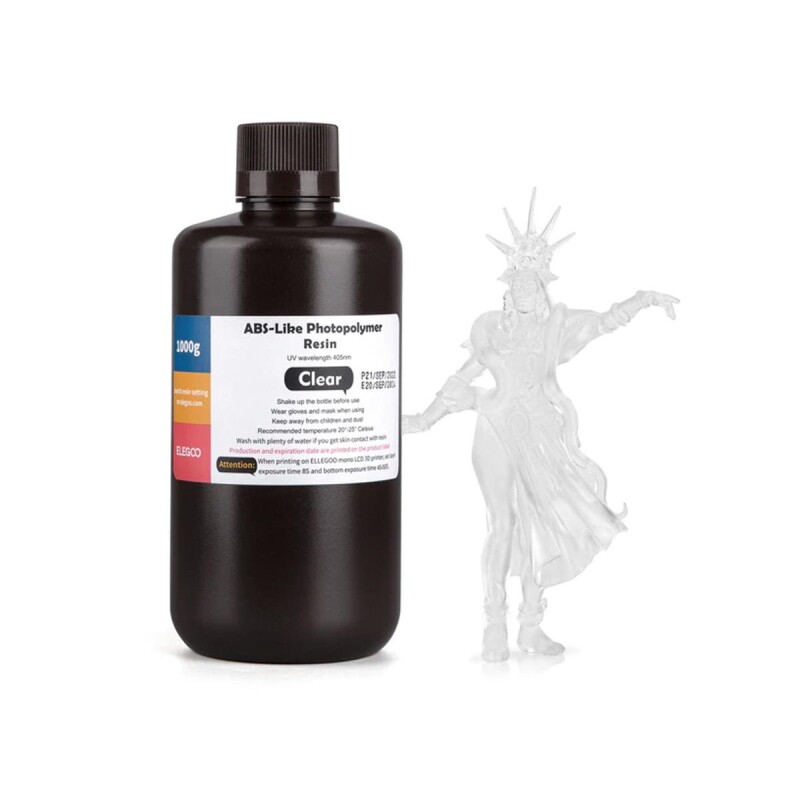ELEGOO ABS Like Fotopolimer Reçine Translucent (Yarı Saydam) 1 Kg