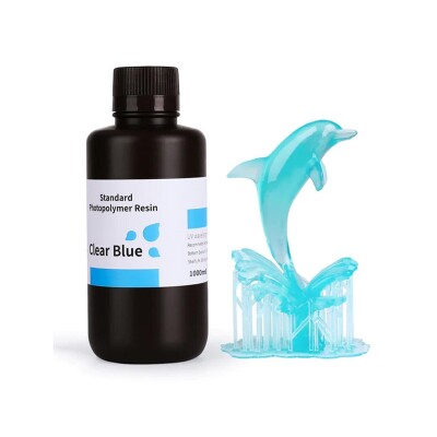 ELEGOO Standart Fotopolimer Reçine Clear Blue 1 Kg