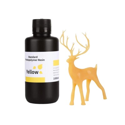 ELEGOO Standart Fotopolimer Reçine Yellow (Sarı) 1 Kg