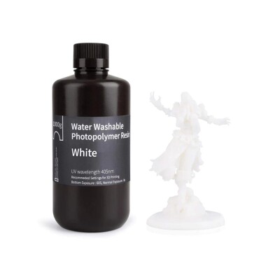 ELEGOO Suda Yıkanabilir Reçine Beyaz - 1 Kg