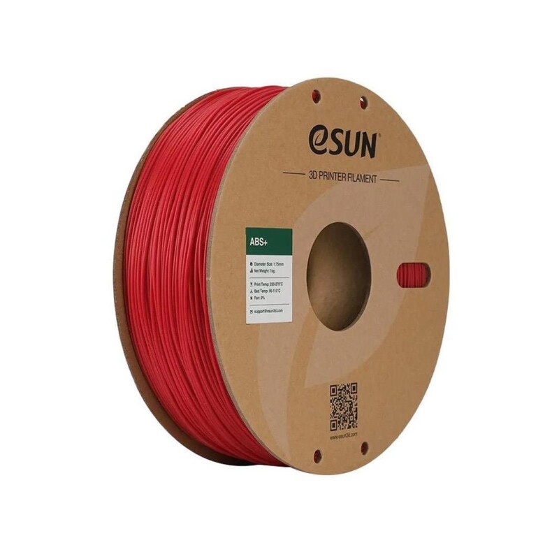 Esun ABS+ Filament Fire Engine Red