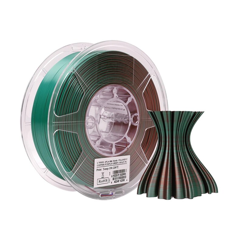 Esun PLA-Silk Mystic Filament Copper-Purple-Green
