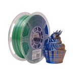 Esun PLA-Silk Mystic Filament Blue-Orange-Green