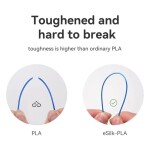 Esun eSilk-PLA Filament Dark Yellow