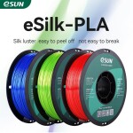 Esun eSilk-PLA Filament Dark Yellow