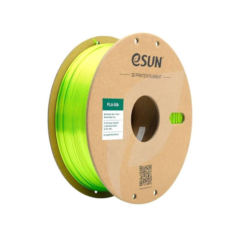 Esun eSilk-PLA Filament Lime
