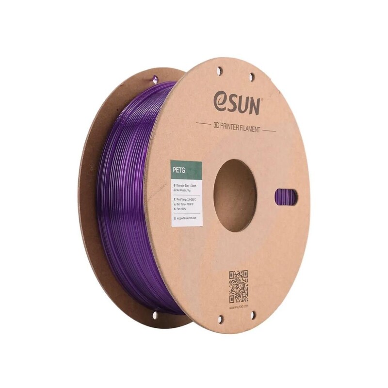 Esun PETG Filament Translucent Purple