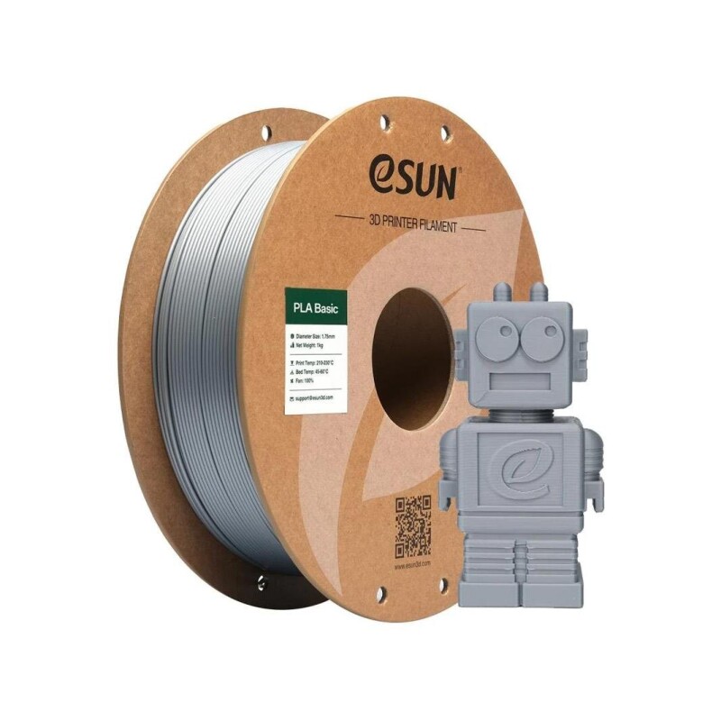 Esun PLA-Basic Filament Silver