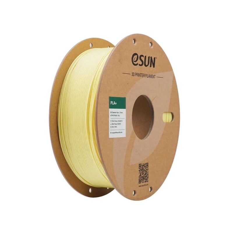 Esun PLA+ Filament Almond Yellow