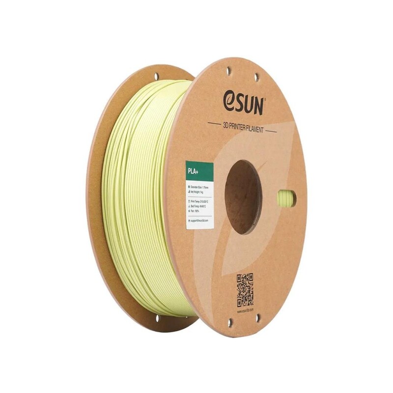 Esun PLA+ Filament Mustard Green