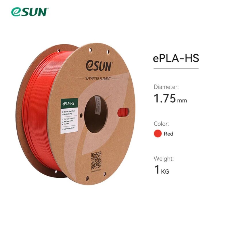 Esun PLA-HS Filament Red