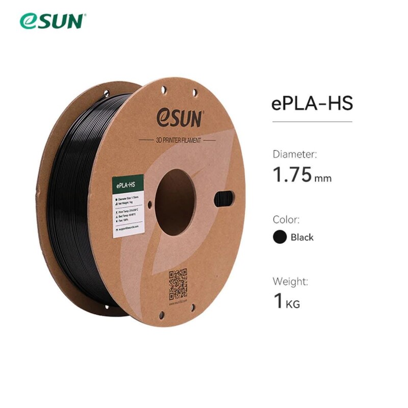 Esun PLA-HS Filament Black