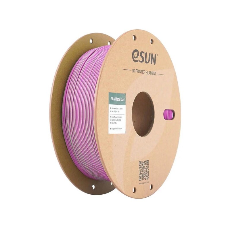 Esun PLA-Matte Filament Green-Pink