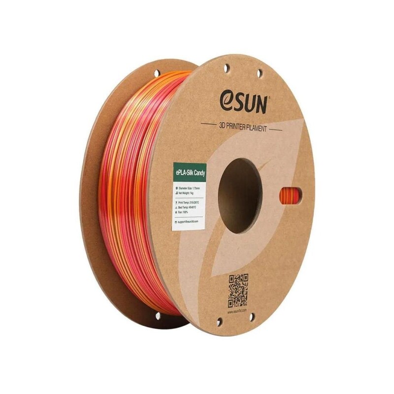 Esun PLA-Silk Candy Filament Gold-Red