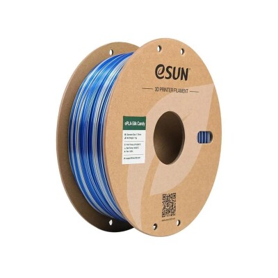 Esun PLA-Silk Candy Filament Silver-Blue