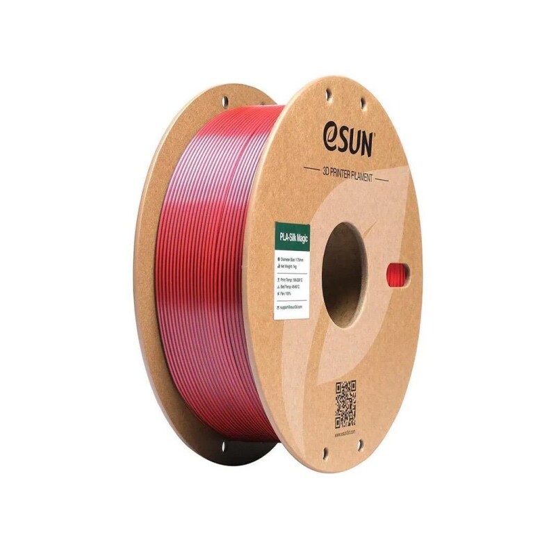 Esun PLA-Silk Magic Filament Black-Red