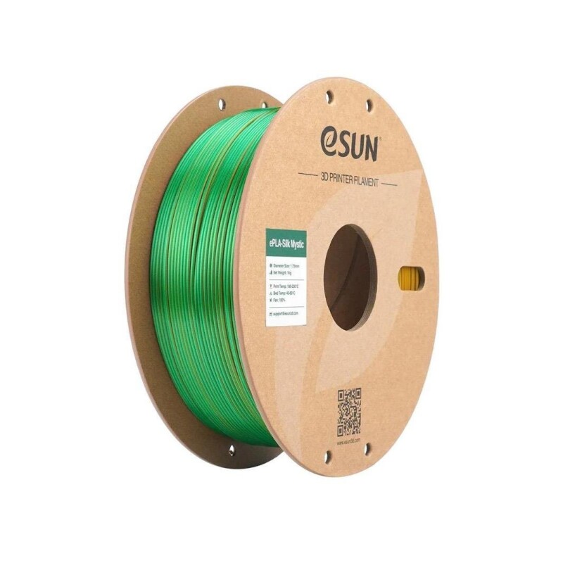 Esun PLA-Silk Mystic Filament Gold-Green-Purple