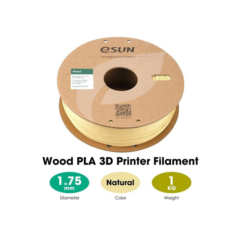 Esun Wood Filament Natural