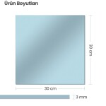 xTool 3mm Silver Mirror Acrylic 30*30cm 5pcs