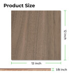 xTool 3mm Walnut Plywood 12*12inch 30pcs