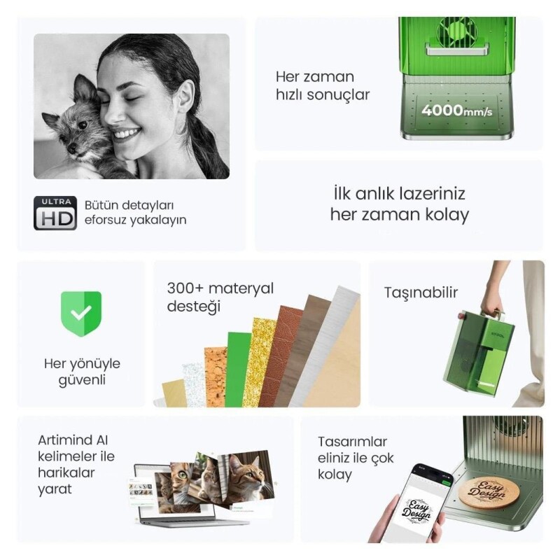 xTool F1 Light Green