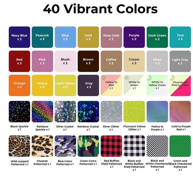 xTool Self-adhesive Vinyl Kit 80pcs