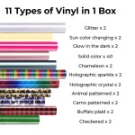 xTool Heat Transfer Vinyl Kit 80pcs