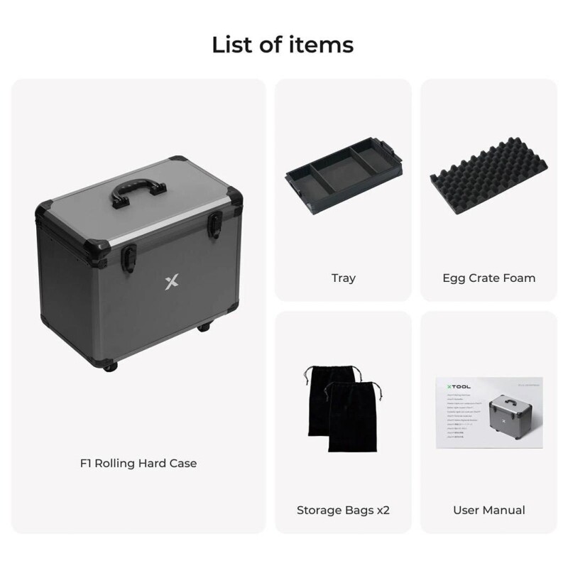 xTool Rolling Hard Case F1