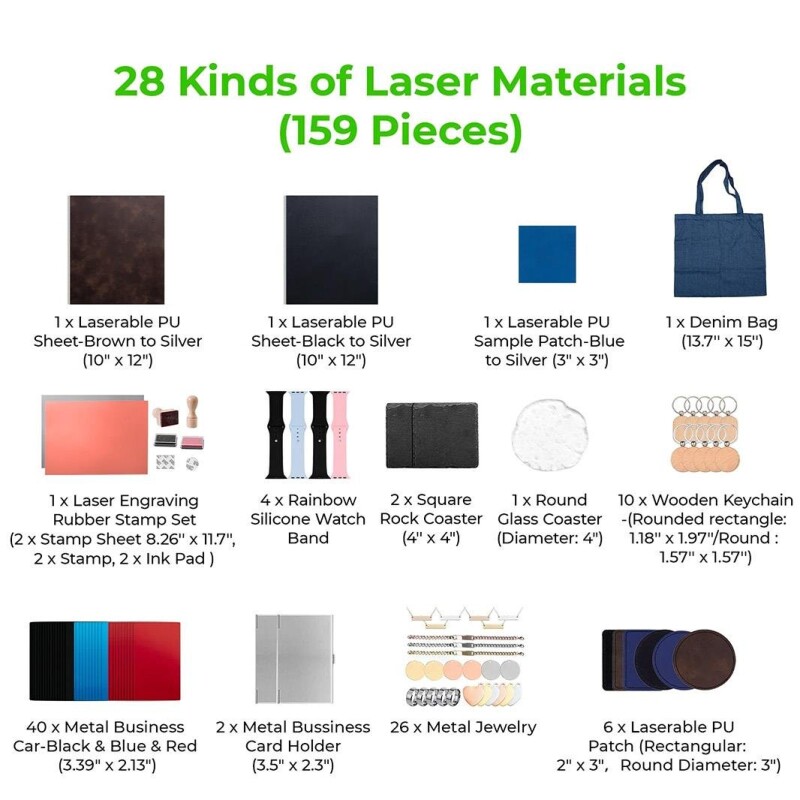 xTool Ultimate Laser Material Kit